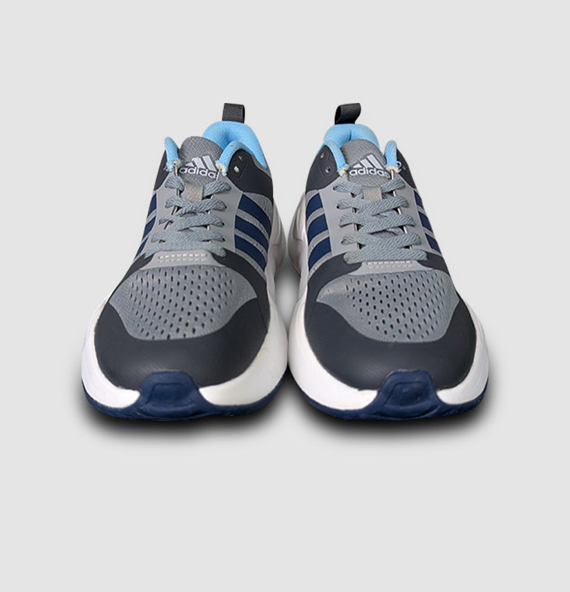 Adidas Lightstrike Pro in Gray with Light Blue – men’s running shoes engineered for speed, cushioning, and modern performance.